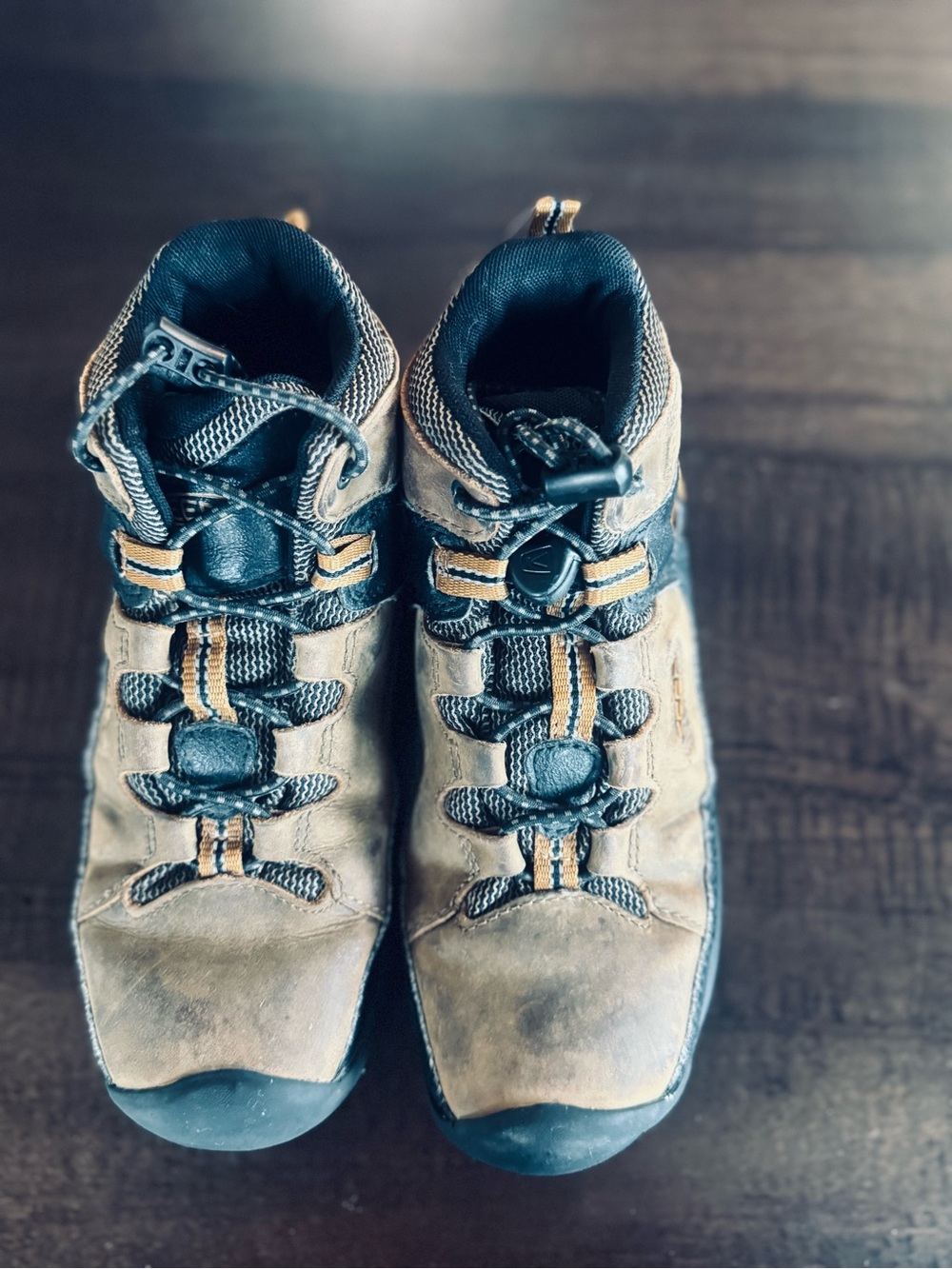 Keen Kids Brown and Black Hiking Boots